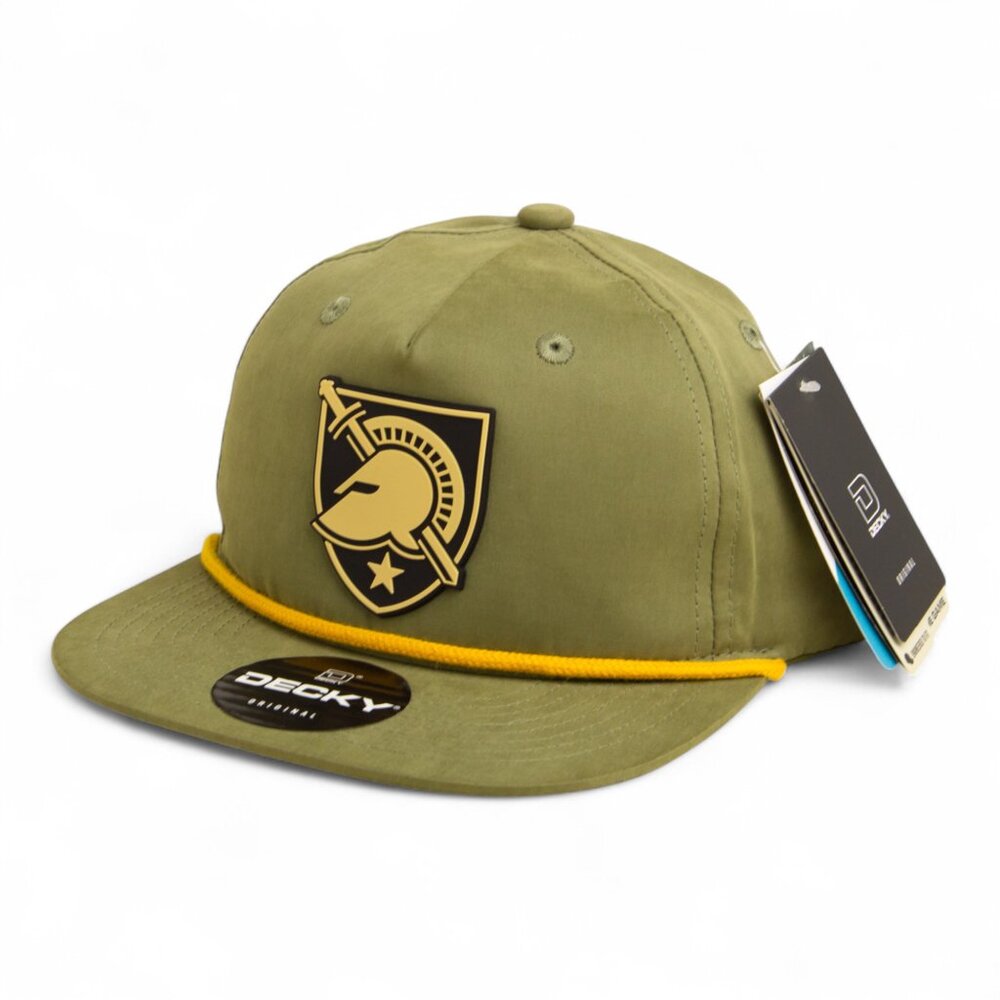Army Black Knights 3D Classic Rope Hat- Loden/ Amber